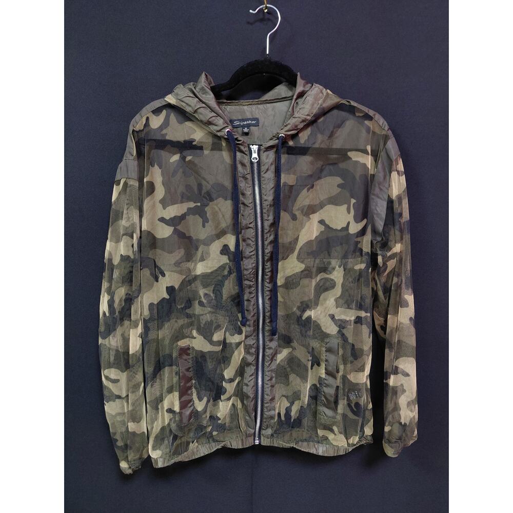 Shinestar HJ8859S Camo Hooded Jacket Camouflage Polyester Men Size M